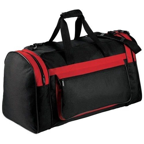 Black Sports Duffle Bag